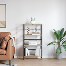 vidaXL Könyvespolc Sonoma tölgy 60 x 29,5 x 115 cm Faanyag
