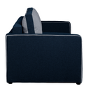 Kinyitható kanapé, világoskék/kék, DADA