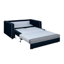 Kinyitható kanapé, világoskék/kék, DADA