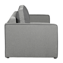 Kinyitható kanapé, világosszürke/szürke, DADA