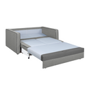 Kinyitható kanapé, világosszürke/szürke, DADA