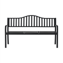 Kerti pad dohányzóasztallal, fekete, DAGNO