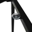 Két darabos dohányzóasztal szett, tölgy/fekete, DAGOR