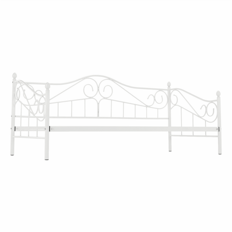 Fém ágy, fehér, 90x200, DAINA