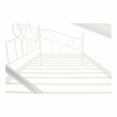 Fém ágy, fehér, 90x200, DAINA