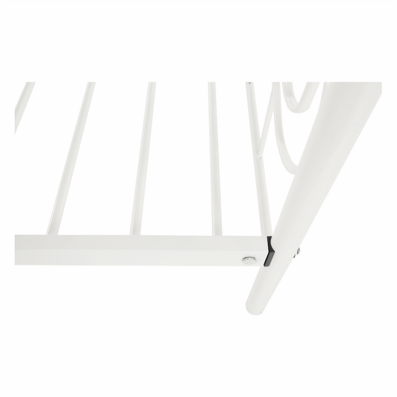 Fém ágy, fehér, 90x200, DAINA