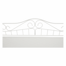 Fém ágy, fehér, 90x200, DAINA