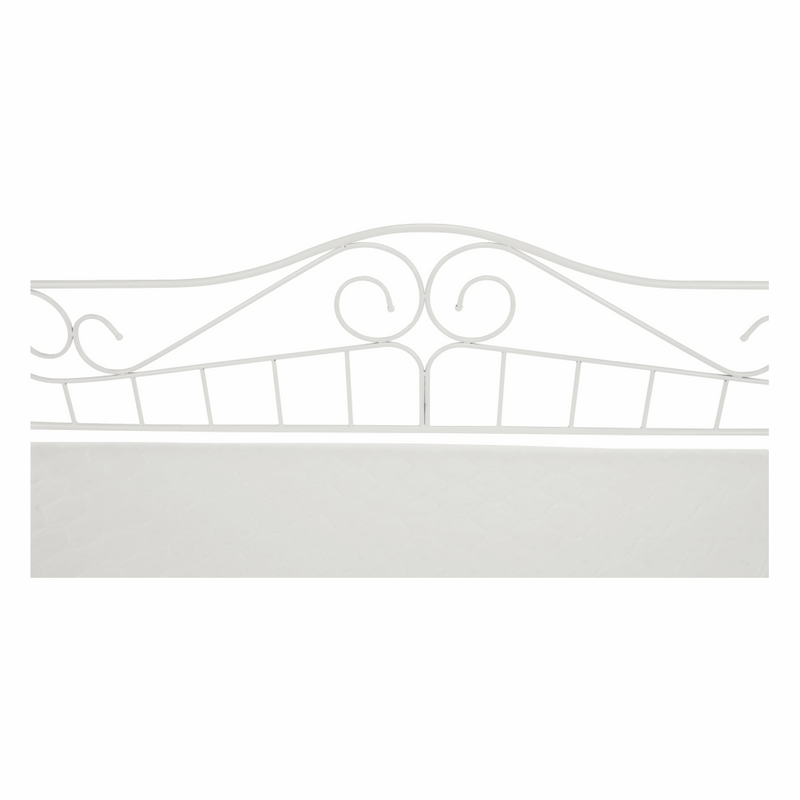 Fém ágy, fehér, 90x200, DAINA