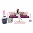 Fém ágy, fehér, 90x200, DAINA