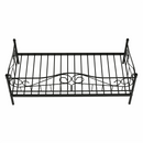 Fém ágy, fekete, 90x200, DAINA