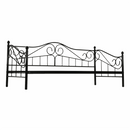 Fém ágy, fekete, 90x200, DAINA