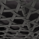 Függő dupla fotel, fekete/szürke/sötétszürke, DAKAN NEW