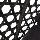 Függő dupla fotel, fekete/szürke/sötétszürke, DAKAN NEW