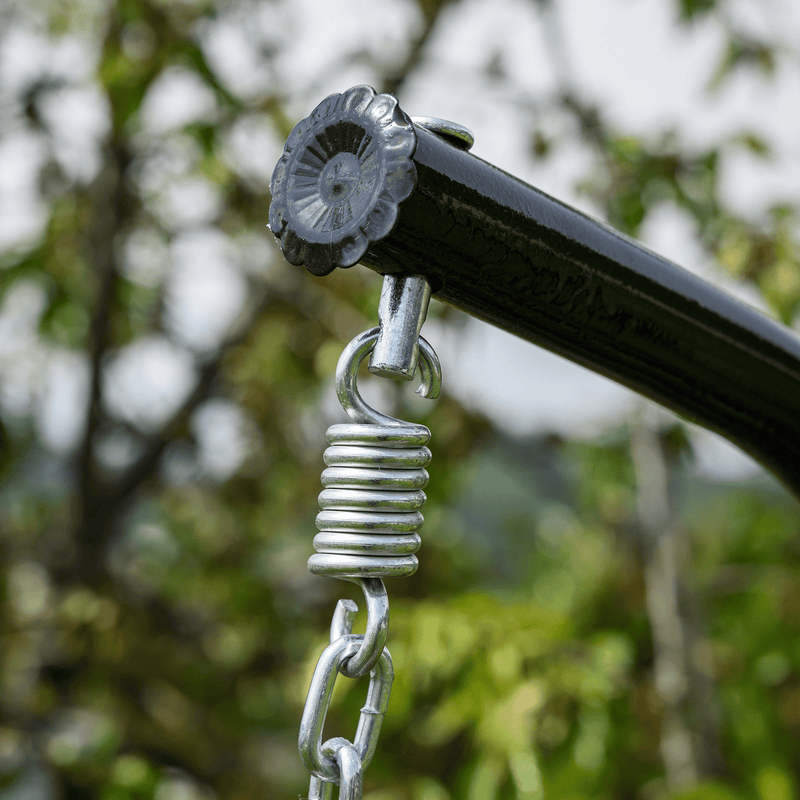 Függő dupla fotel, fekete/szürke/sötétszürke, DAKAN NEW