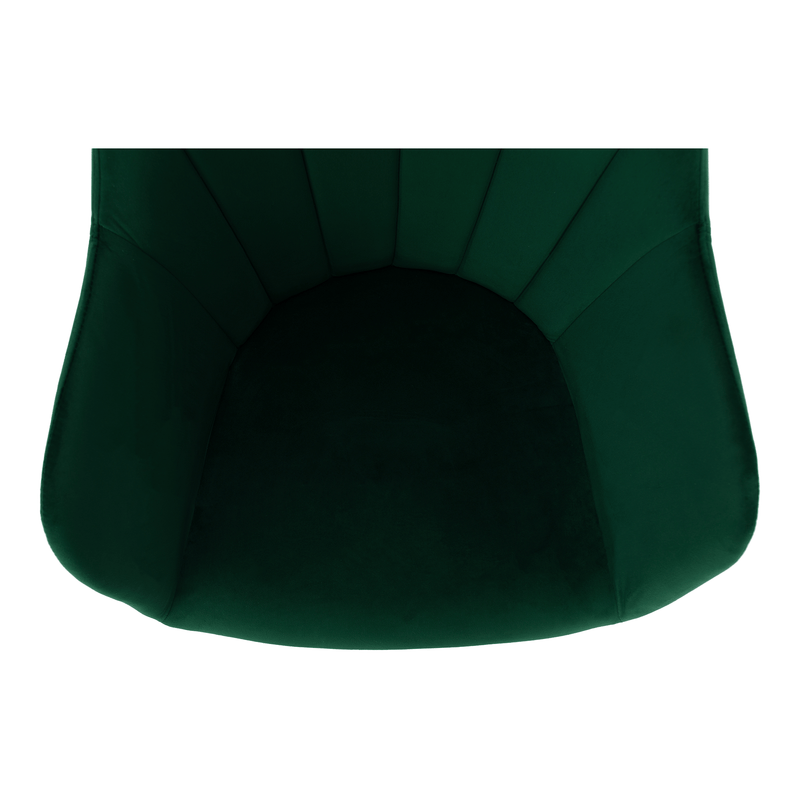 Forgószék, Velvet szövet, smaragd/bükk, DALIO