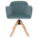 Forgószék, Velvet szövet, neomint/bükk, DALIO