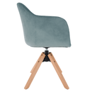 Forgószék, Velvet szövet, neomint/bükk, DALIO