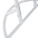 Függő dupla fotel, fehér/minta virág, DALVEA 2 NEW