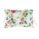 Függő dupla fotel, fehér/minta virág, DALVEA 2 NEW