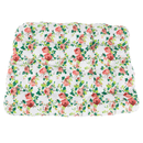 Függő dupla fotel, fehér/minta virág, DALVEA 2 NEW