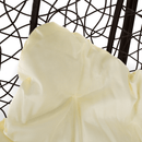 Függő dupla fotel, barna/bézs, DALVEA 2 NEW