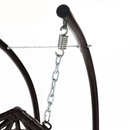 Függő dupla fotel, barna/bézs, DALVEA 2 NEW