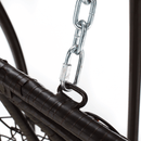 Függő dupla fotel, barna/bézs, DALVEA 2 NEW