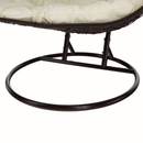 Függő dupla fotel, barna/bézs, DALVEA 2 NEW