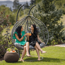 Függő dupla fotel, szürke, DALVEA 2 NEW