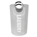 Szövet szennyestartó kosár, szürke, DARILO