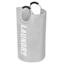 Szövet szennyestartó kosár, szürke, DARILO