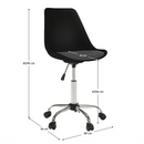 Irodai szék, fekete/sötétszürke, DARISA NEW