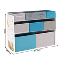 Rendszerező/Polcállvány játékokhoz, sokszínű/minta, DARLING TYP 2