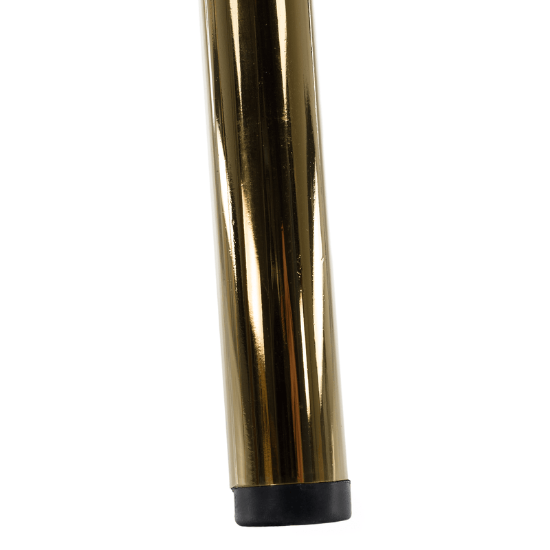 Design étkezőszék, fekete Velvet szövet/gold króm arany, DASMIN TYP 1