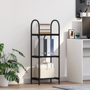 vidaXL Könyvespolc Fekete tölgy 40 x 30 x 109 cm Faanyag
