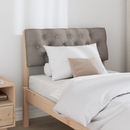 vidaXL Kárpitozott fejtámla Tópszínű 75 cm Tömör fenyőfa