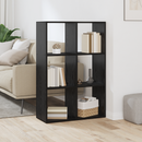 vidaXL Könyvespolc Fekete tölgy 69,5 x 29 x 103,5 cm Faanyag
