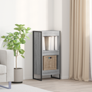 vidaXL Könyvespolc Szürke Sonoma 40 x 30 x 86,5 cm Faanyag
