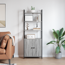 vidaXL Könyvespolc Szürke Sonoma 60 x 24 x 161 cm Faanyag
