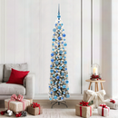 vidaXL Mű karácsonyfa 300 LED-del Zöld 180 cm PVC, acél és műanyag