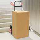 vidaXL Kézikocsi Fekete és piros 64,5 x 49,5 x 114 cm Acél