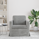 vidaXL Kanapé Világosszürke 78 x 78 x 80 cm Bársony