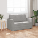 vidaXL Kanapéágy Világosszürke 124 x 71 x 78 cm Bársony