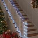 vidaXL Kötél világítás 1200 LED-del Hideg Fehér 50 m PVC