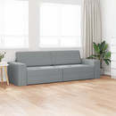 vidaXL Kanapéágy Világosszürke 245 x 78 x 77 cm szövet