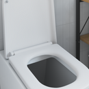 vidaXL WC ülőke Fehér 47,5 x 35 x 3,6 cm Duroplast