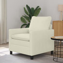 vidaXL Kanapé Krémszínű 76 x 81 x 87,5 cm Szövet
