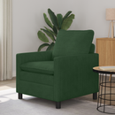 vidaXL Kanapé Dzsungel zöld 76 x 81 x 87,5 cm Szövet