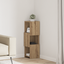 vidaXL Sarokszekrény Artisan tölgy 25,5x25x80cm Faanyag