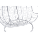 Dupla függőfotel, fehér/virágos minta, DELIA